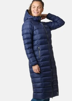 Swedemount Östersund Long Down Coat W Dk. Navy/Dk. Navy