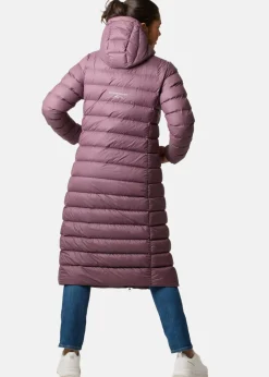 Hot Swedemount Östersund Long Down Coat W Dk. Mauve