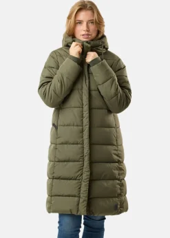 New X-trail Stockholm Coat W Dk Olive