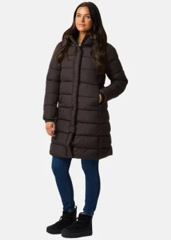 X-trail Stockholm Coat W Dark Brown