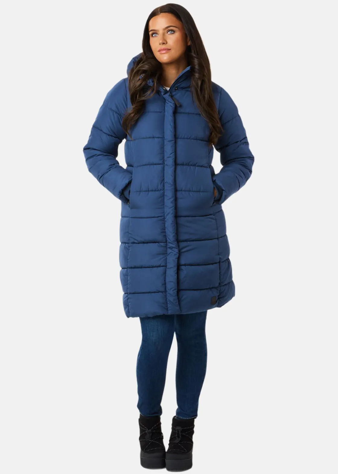 New X-trail Stockholm Coat W Steel Blue
