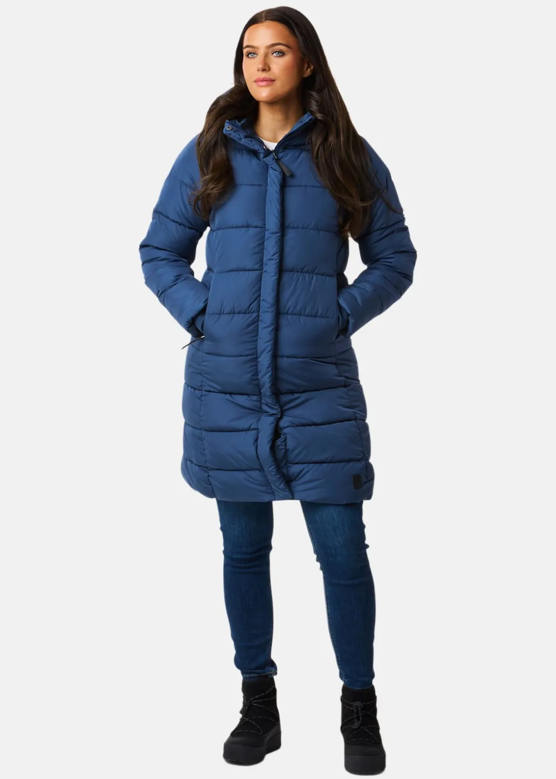 New X-trail Stockholm Coat W Steel Blue