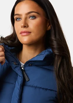 New X-trail Stockholm Coat W Steel Blue