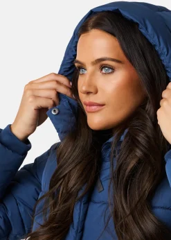New X-trail Stockholm Coat W Steel Blue