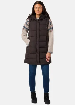 Discount X-trail Stockholm Vest W Dark Brown