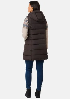 Discount X-trail Stockholm Vest W Dark Brown