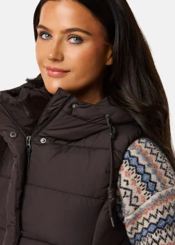 Discount X-trail Stockholm Vest W Dark Brown