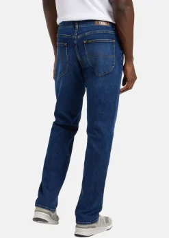 Outlet Lee STRAIGHT_FIT_XM MIDMOOR MEDIUM DENIM