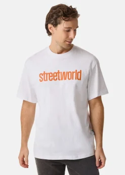Hot Streetworld Classic Tee Logo Bright White