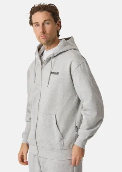 Discount Streetworld Classic Zip Hoodie L Grey Mel