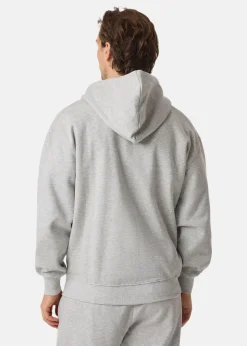 Discount Streetworld Classic Zip Hoodie L Grey Mel