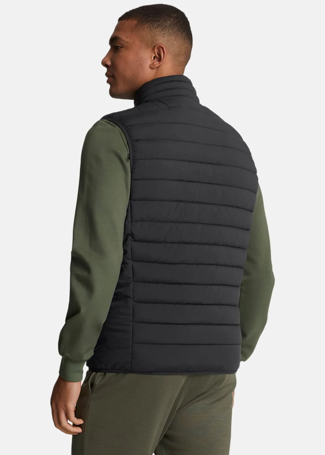 Online Lyle&scott Stretch Lightweight Quilted Gi Jet Black