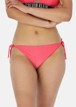 New Calvin Klein STRING SIDE TIE Pink Flash