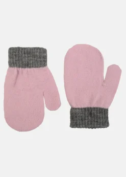 Outlet Lindberg SUNDSVALL WOOL MITTEN, 2-P PINK/ANTH