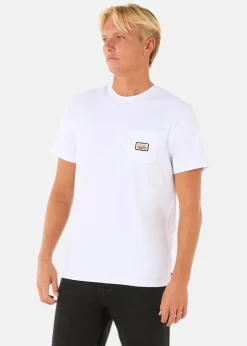Best Rip Curl SURF PARADISE BADGE TEE UPDATE WHITE