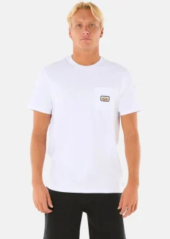 Best Rip Curl SURF PARADISE BADGE TEE UPDATE WHITE