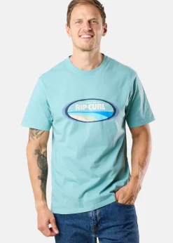 Discount Rip Curl SURF REVIVAL MUMMA TEE DUSTY BLUE