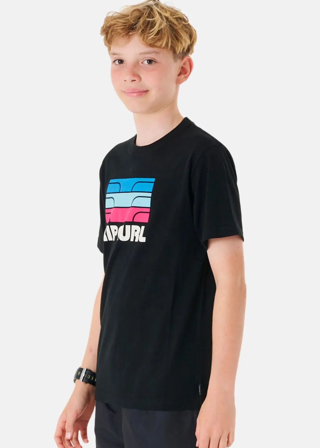 Rip Curl SURF REVIVAL MUMMA TEE-BOY BLACK