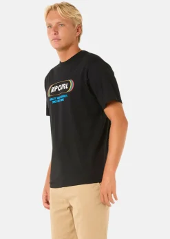 Hot Rip Curl SURF REVIVAL YO MUMMA TEE BLACK