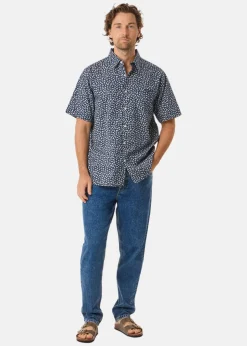 Hot Saint Vincent SV Miami shirt Navy small flower