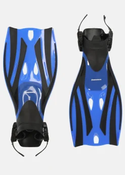 Best Waimea Swimming Fins Adjustable Junio Cobalt blue/Black