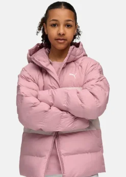 Best Puma Synthetic Hooded Puffer Jacket Poised Pink