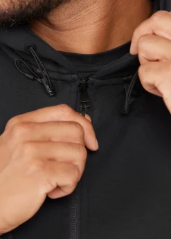 Clearance Virtus Taro M Technical Full-Zip Hood Black