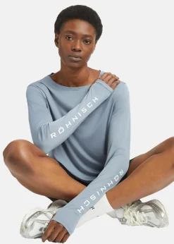 Clearance Röhnisch Team Logo Long Sleeve Flint Stone