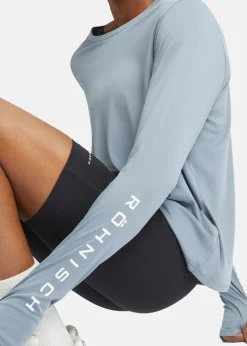 Clearance Röhnisch Team Logo Long Sleeve Flint Stone