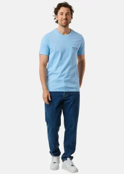 Best Saint Vincent Texas Tee (Bröstficka) Lt Blue