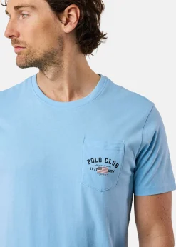 Best Saint Vincent Texas Tee (Bröstficka) Lt Blue