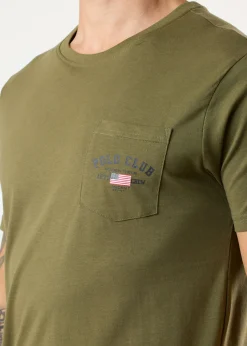 Saint Vincent Texas Tee (Bröstficka) Green