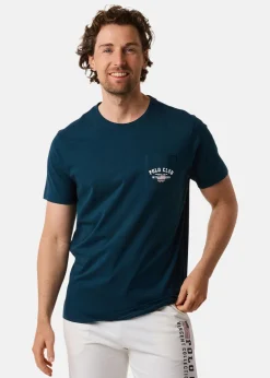 New Saint Vincent Texas Tee (Bröstficka) Night Blue