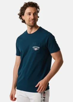 New Saint Vincent Texas Tee (Bröstficka) Night Blue