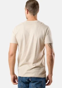 Clearance Saint Vincent Texas Tee (Bröstficka) Beige