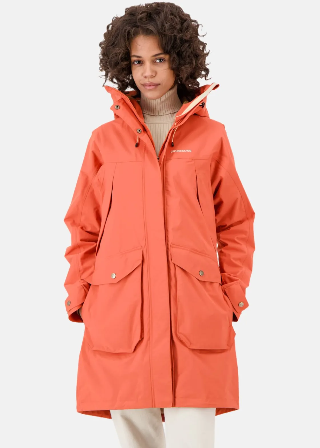 Hot Didriksons THELMA WNS PARKA 9 Brique red