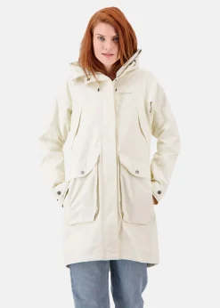 Online Didriksons THELMA WNS PARKA 9 Cream white