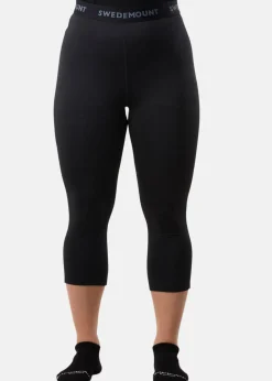 Outlet Swedemount Thermal Warm 3/4 Pants W Black