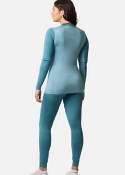 Clearance Swedemount Thermal Warm Baselayer Set W Dk. Seaweed Green/ Seaweed Green