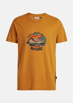 Hot Lundhags Tived Fishing T-Shirt M Gold