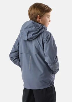 Best Swedemount Tjörn Rain Jacket JR Steel Blue