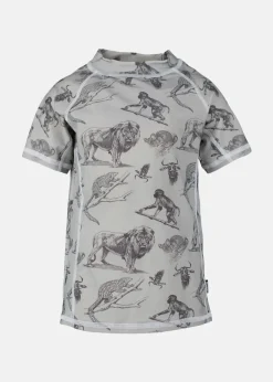 Outlet Lindberg TOBAGO T-SHIRT MINT GREEN/GREY