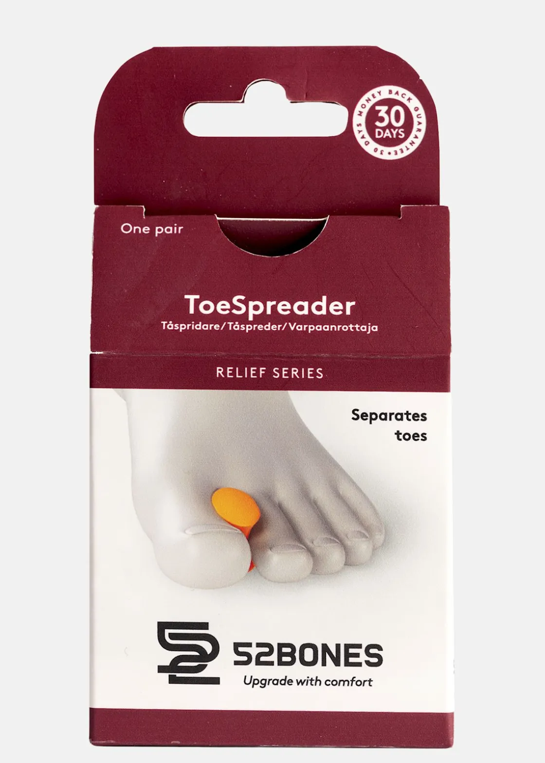 Discount 52 Bones ToeSpreader Orange