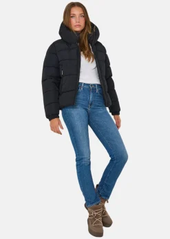 Hot Denim Factory Tokyo Puffy Jacket W Black