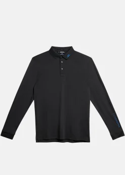 Sale J.lindeberg Tour Tech Long Sleeve Black Melange