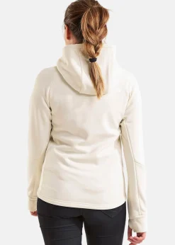 Outlet Didriksons TOVIK GIRLS HOODIE 4 Shell White