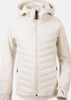 Outlet Didriksons TOVIK GIRLS HOODIE 4 Shell White