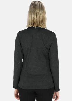 Hot Swedemount Trail Stretch Fullzip W Charcoal Melange/Burgundy