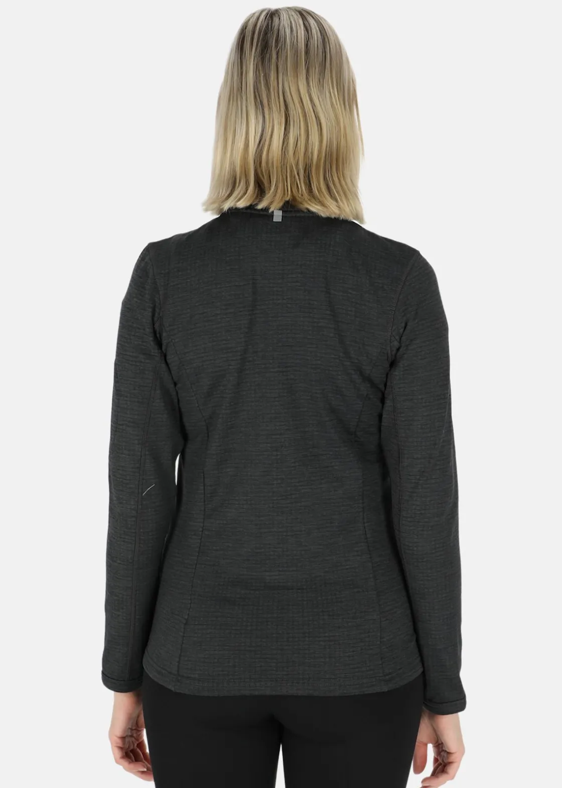 Hot Swedemount Trail Stretch Fullzip W Charcoal Melange/Burgundy