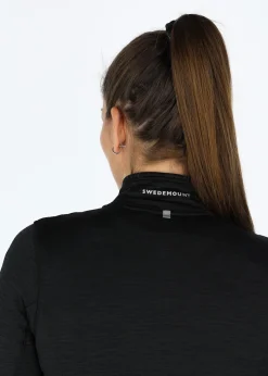 Discount Swedemount Trail Stretch Fullzip W Black Melange/Lt Pink